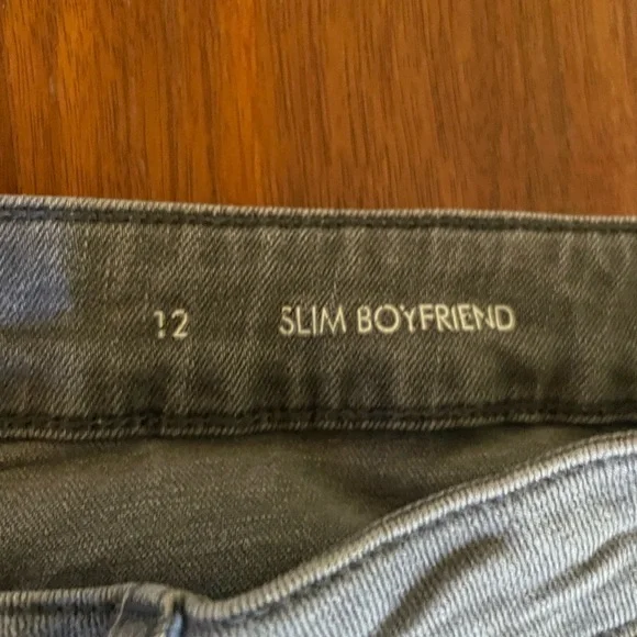 Calvin Klein jeans washed gray  slim boyfriend grey jeans - Picture 5 of 10